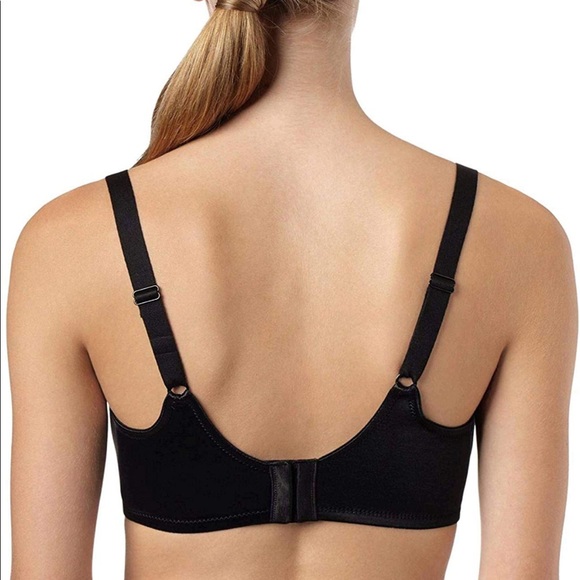 Lilyette Women's Microfiber Minimizer          Size: 36DDD Black. - Picture 2 of 3